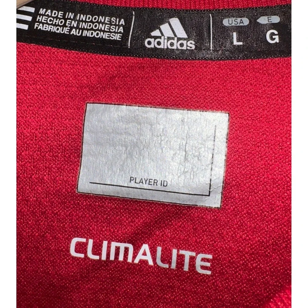 Adidas Indiana University Hoosiers Climalite Long Sleeve Shirt Red Mens Large LG